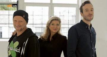Titus Dittmann, Sandra Fisher, Philipp Westermeyer, Jury beim Kampf der Start-ups auf ZDFinfo