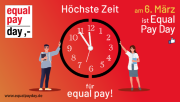 Equal Pay Day 2024: Kick-off Veranstaltung am 13. Oktober 2023